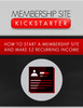 Thumbnail Membership Site Kickstarter