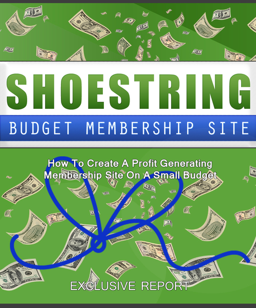 Product picture Shoestring Budget Membership Pkg.