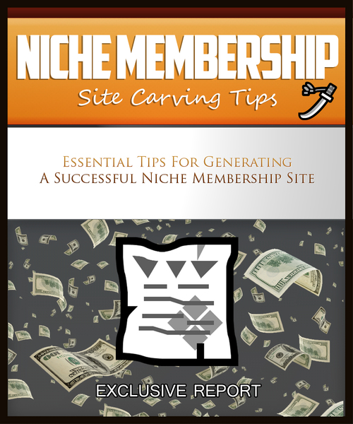 Product picture Niche Membership Site Tips