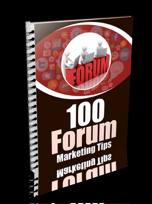 Product picture 100 Forum Marketing Tips